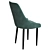 Modern Metal Dining Chair 3D model small image 3