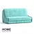 Bergen Azure: Stylish Rio Sofa 3D model small image 1