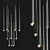 Aquitaine Modern Chandelier 3D model small image 2