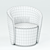 Sleek Seating Solution: SPEAK_EASY 3D model small image 3