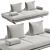 Ligne Roset Prado: Corona7+Vray Upholstery 3D model small image 1