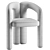 Contemporary Dudet Chair - Stylish and Versatile 3D model small image 4
