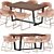 Blu Dot Racer Dining Table - Sleek, Modern Design 3D model small image 2