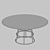 Minimalist D1600 Mass Table 3D model small image 5