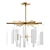 Arteriors Harriet Chandelier: Exquisite Illumination 3D model small image 1