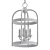 Framburg Heidelberg Cage Chandelier 3D model small image 2