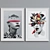 Abstract Portrait Collage Picture Frame Set 3D model small image 3