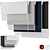 Dual Roller Shades | Customizable Roller Blind 3D model small image 1