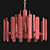 Elegant Bonnington Chandelier 3D model small image 3