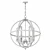 Wide Dark Bronze Orb Chandelier 3D model small image 3