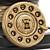 Vintage Brass Accents Telephone 3D model small image 5