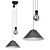 Elegant Aggregato Pendant Lamp 3D model small image 1