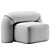 Modern Minimal Moss Armchair 3D model small image 4