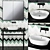 Stylish Bathroom Set: Velis Sink & Subway Tile 3D model small image 6