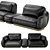 Roberto Cavalli Tobago Modular Sofa 3D model small image 2