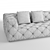 Longhi Must Large Sofa 3D model small image 4