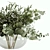 Elegant Bouquet Green 03 Floral Décor 3D model small image 3