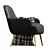 Genessee Accent Chair: Elegant and Comfortable 3D model small image 4