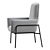 Vintage Gray Winston Armchair 3D model small image 4