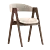 Dublin Deephouse Dining Chair 3D model small image 1