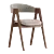 Dublin Deephouse Dining Chair 3D model small image 2