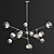 Celestial Elegance Chandelier 3D model small image 2