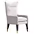 Barrett Winged Chair: Elegant Occasional Seating 3D model small image 1