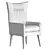 Barrett Winged Chair: Elegant Occasional Seating 3D model small image 6
