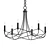 Elegant Sonnet Chandelier 3D model small image 1