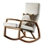 Swing Rocking Armchair: Stylish and Comfortable 3D model small image 3