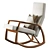 Swing Rocking Armchair: Stylish and Comfortable 3D model small image 4