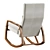 Swing Rocking Armchair: Stylish and Comfortable 3D model small image 5