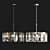 Elegant Harlow Crystal Chandelier 3D model small image 2