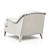 Baker Luxe Derby Lounge Chair 3D model small image 4