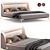 Luxury Leather Bed: Tonino Lamborghini TL-2717 3D model small image 4