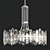 Bolton 12-Light Chandelier in Polished Nickel 3D model small image 2