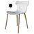 Papilio Shell Chair: Sleek Elegance 3D model small image 1