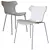 Papilio Shell Chair: Sleek Elegance 3D model small image 4