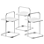 Luxe Outdoor Side Table: Ikea Husaro 3D model small image 2