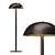 Bronze Finish Floor Lamp 3D model small image 1