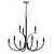 Maxim Charlton Black Chandelier 3D model small image 1