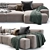 Modern Minimalist Cassina Mex Cube Sofa 3D model small image 2