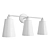 Alvar 3-Light Vanity Fixture: Sleek and Stylish 3D model small image 2