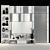 Modern TV Wall Unit: Stylish & Functional 3D model small image 2