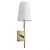 Classic Elegance: Beckham Fabric Wall Sconce 3D model small image 1