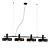 ALOA_L: Sleek Metal Pendant Lamp 3D model small image 1