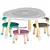 MUtable Children's Play Table: Functional & Durable! 3D model small image 2