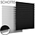 SCHOTTIS Block-Out Pleated Blind - Perfect Shade for Any Space 3D model small image 1