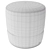 Luxury Leather Pouf: DS-760 3D model small image 4