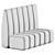 Sleek Office Sofa: Bob Hide 3D model small image 2